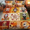 Personalized Nightmare Before Christmas Quilt Set for Kids Quilt Set GradoCreations