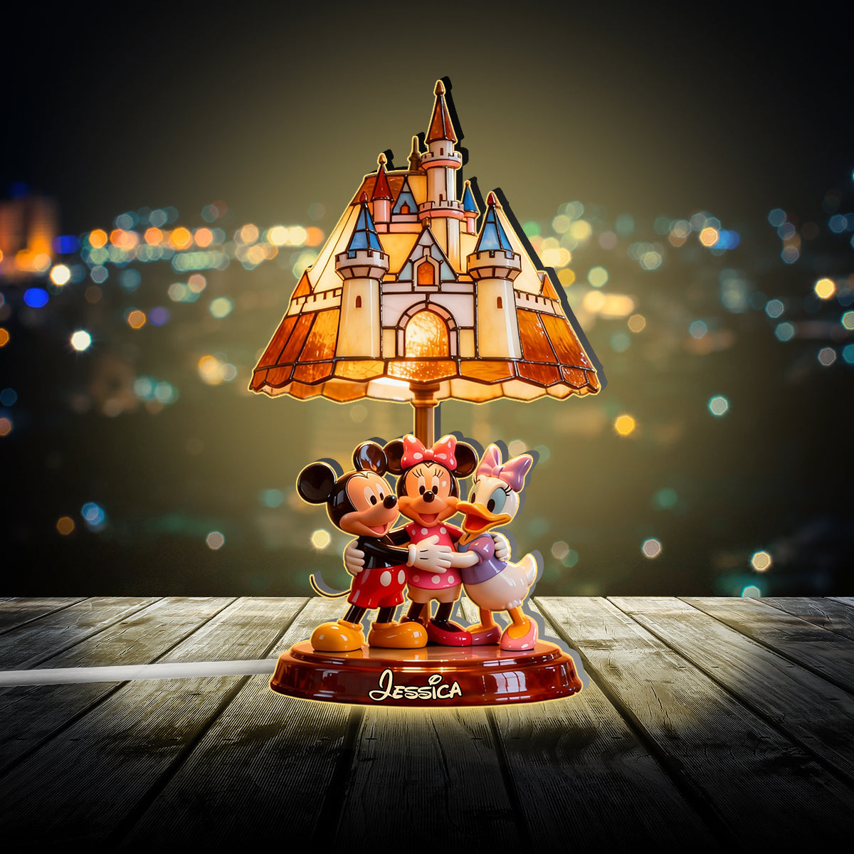 Personalized Acrylic LED Night Light Custom Shape Gift Acrylic LED Night Light GradoCreations