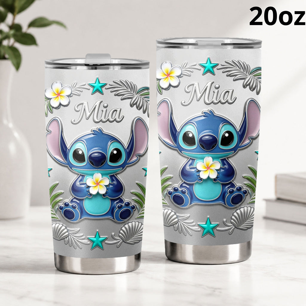 Personalized Ohana Tumbler with Custom Name - Unique Gift Tumbler GradoCreations