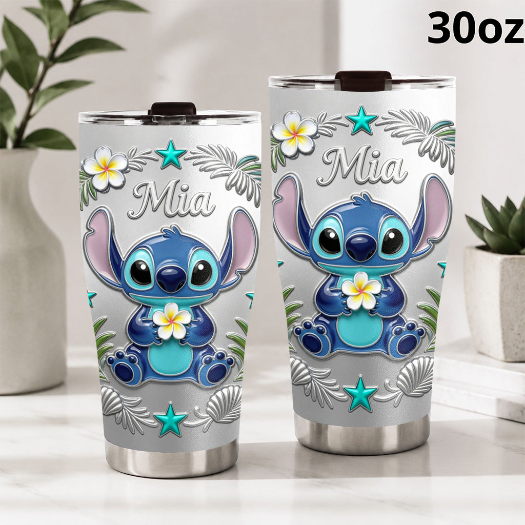 Personalized Ohana Tumbler with Custom Name - Unique Gift Tumbler GradoCreations