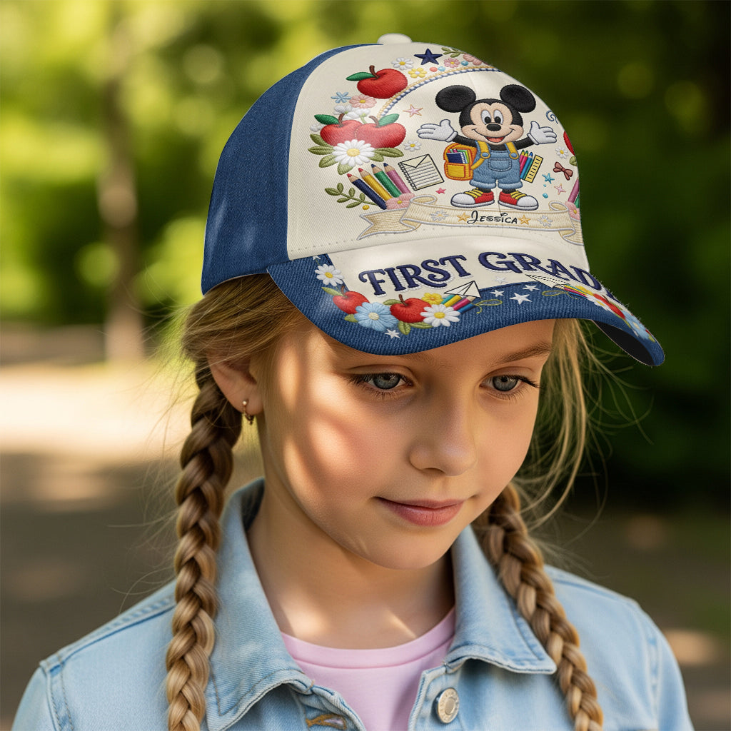 Personalized Mickey Mouse Classic Cap for Kids | Back to School Classic Cap GradoCreations