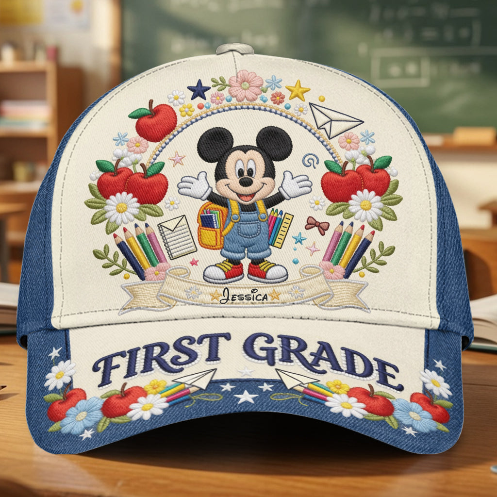 Personalized Mickey Mouse Classic Cap for Kids | Back to School Classic Cap GradoCreations