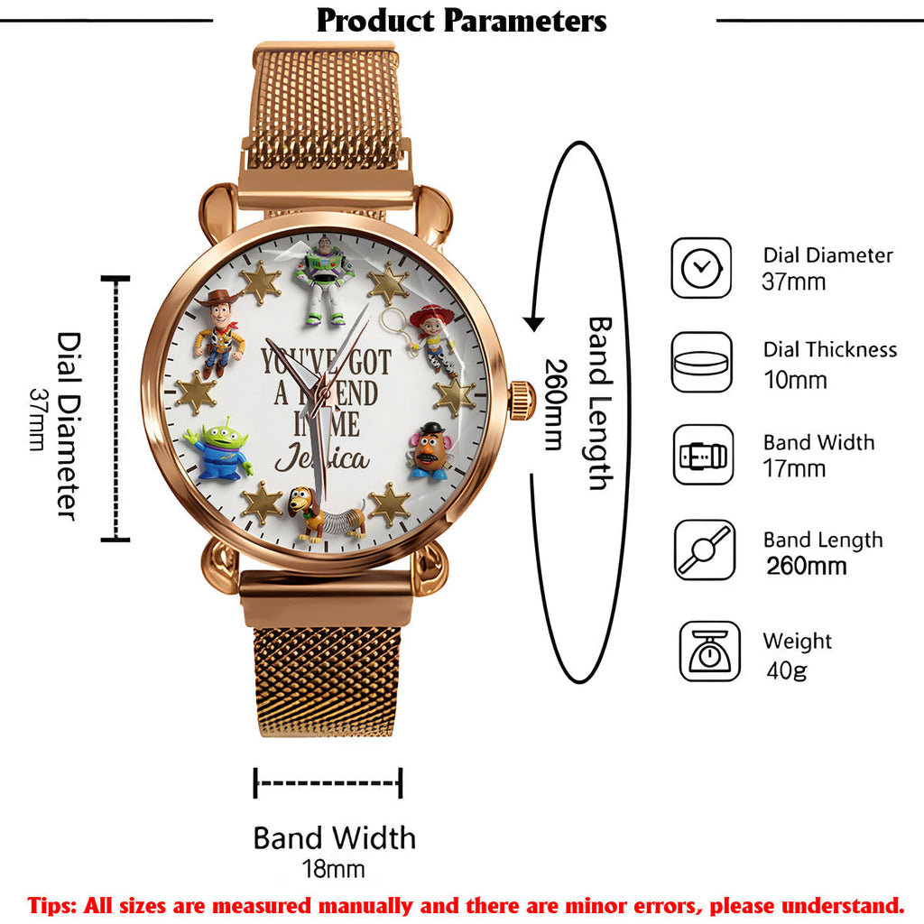 Personalized Kids' Hand Watch You've Got A Friend In Me Gift Women Hand Watch GradoCreations