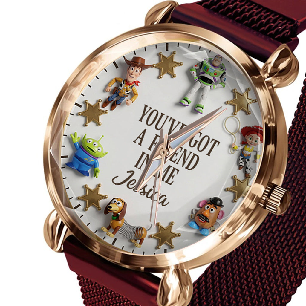 Personalized Kids' Hand Watch You've Got A Friend In Me Gift Women Hand Watch GradoCreations