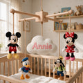 Personalized Plush Disney Crib Mobile with Name Custom Gift for Baby Crib Mobile GradoCreations