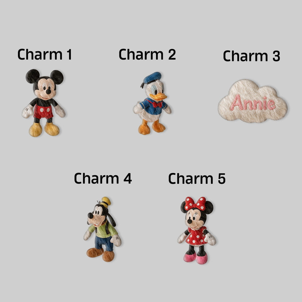 Personalized Plush Disney Crib Mobile with Name Custom Gift for Baby Crib Mobile GradoCreations