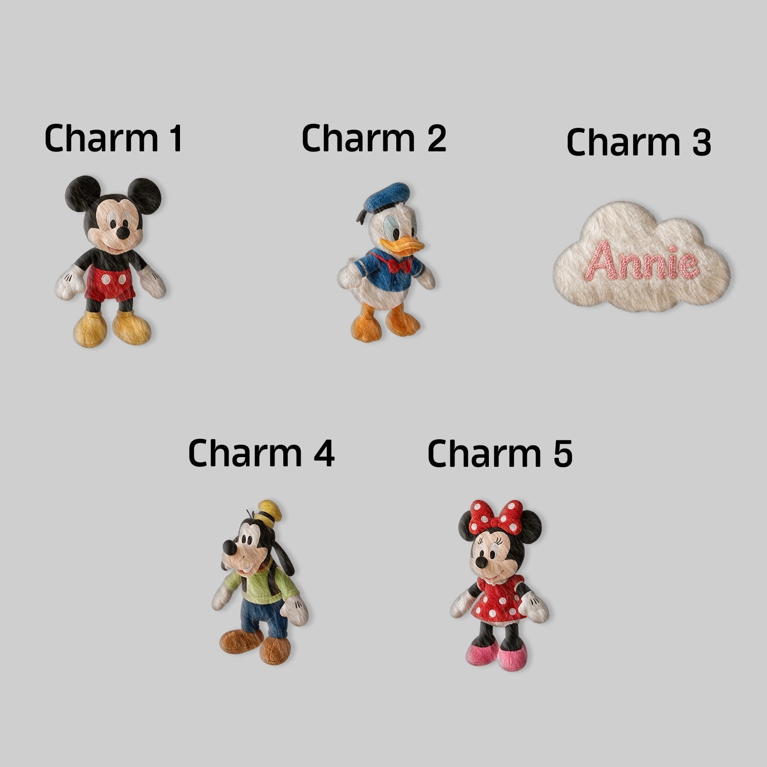 Personalized Plush Disney Crib Mobile with Name Custom Gift for Baby Crib Mobile GradoCreations