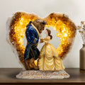 Personalized Acrylic Heart Plaque Custom Name Gift for Couples Custom Shaped Acrylic Plaque GradoCreations