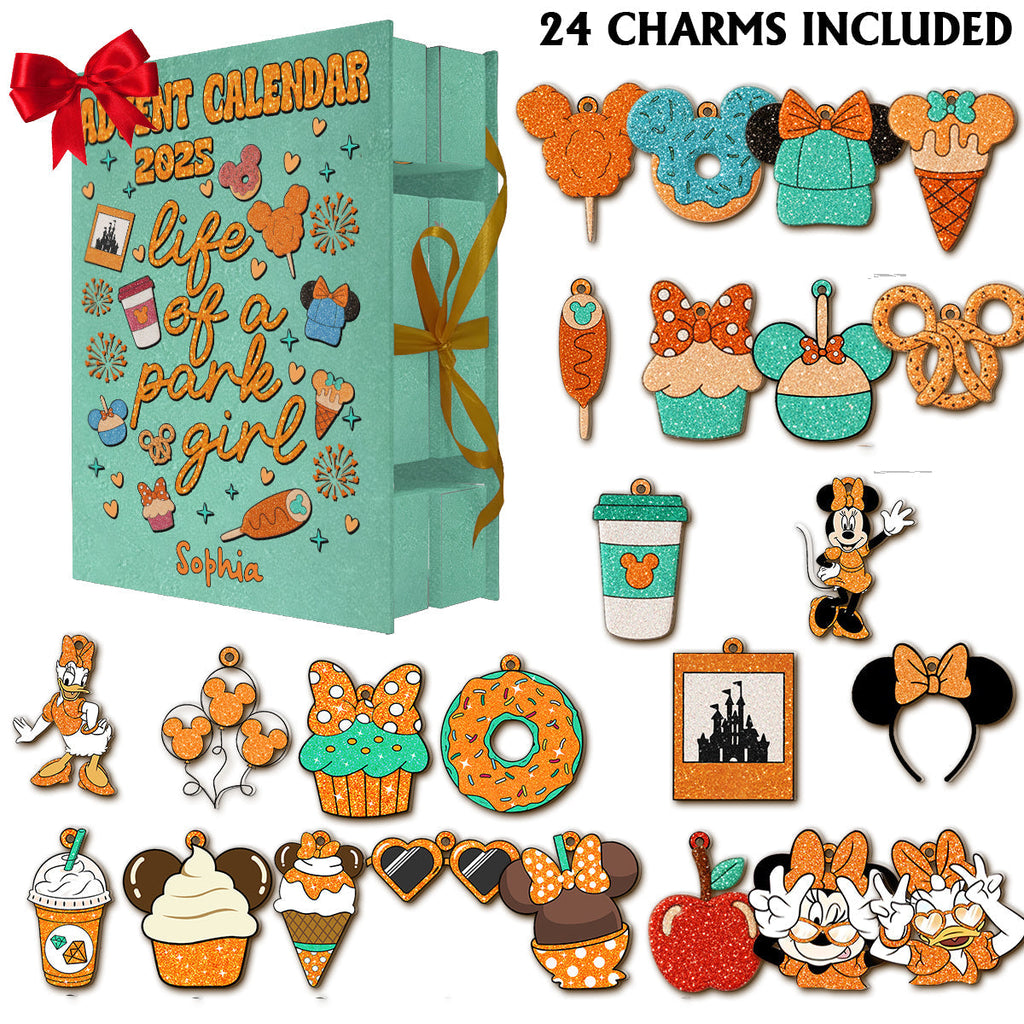 Personalized Advent Calendar with Ornaments for Kids | Christmas Countdown Gift Folded Advent Calendar With Ornaments GradoCreations