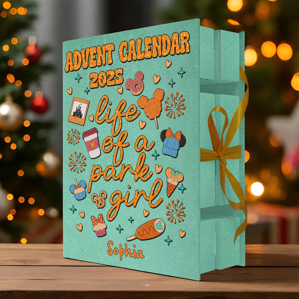 Personalized Advent Calendar with Ornaments for Kids | Christmas Countdown Gift Folded Advent Calendar With Ornaments GradoCreations