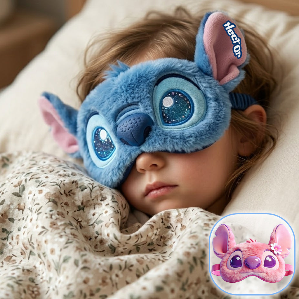 Personalized Ohana Cooling Sleep Mask Custom Name Gift for Kids Cooling Sleep Mask GradoCreations