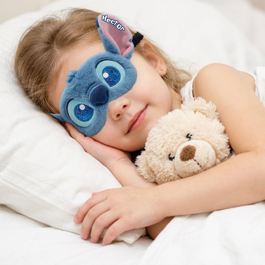 Personalized Ohana Cooling Sleep Mask Custom Name Gift for Kids Cooling Sleep Mask GradoCreations