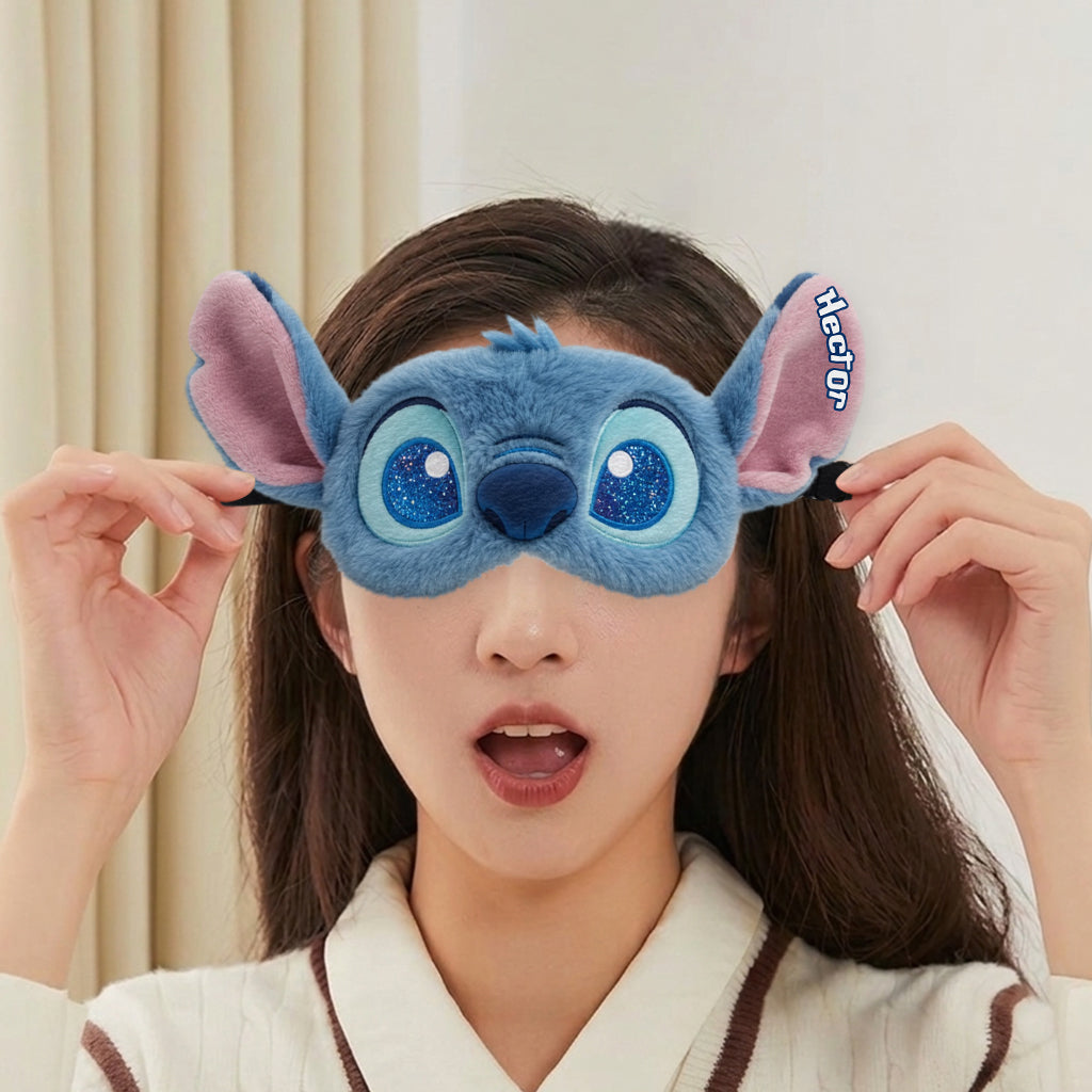 Personalized Ohana Cooling Sleep Mask Custom Name Gift for Kids Cooling Sleep Mask GradoCreations