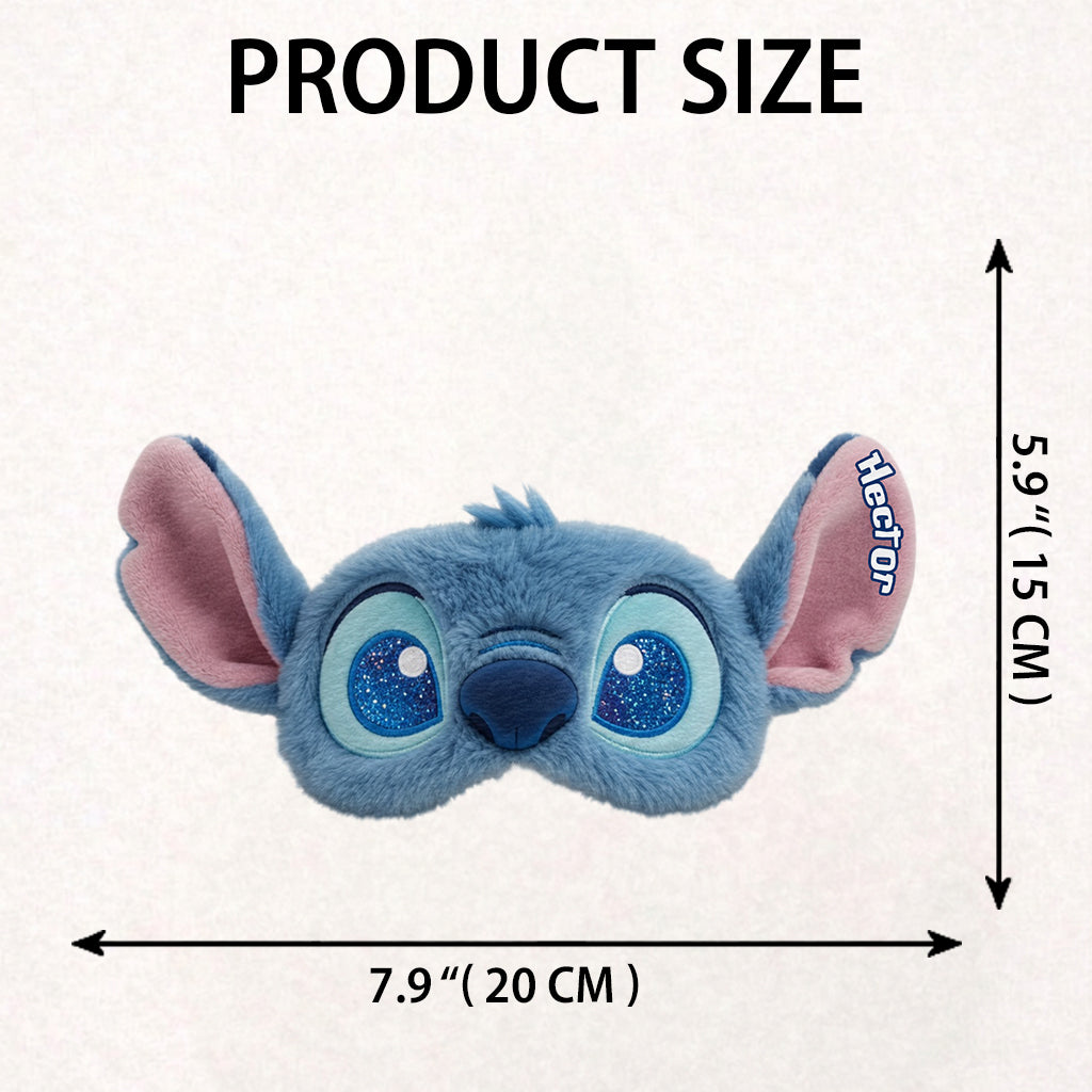 Personalized Ohana Cooling Sleep Mask Custom Name Gift for Kids Cooling Sleep Mask GradoCreations