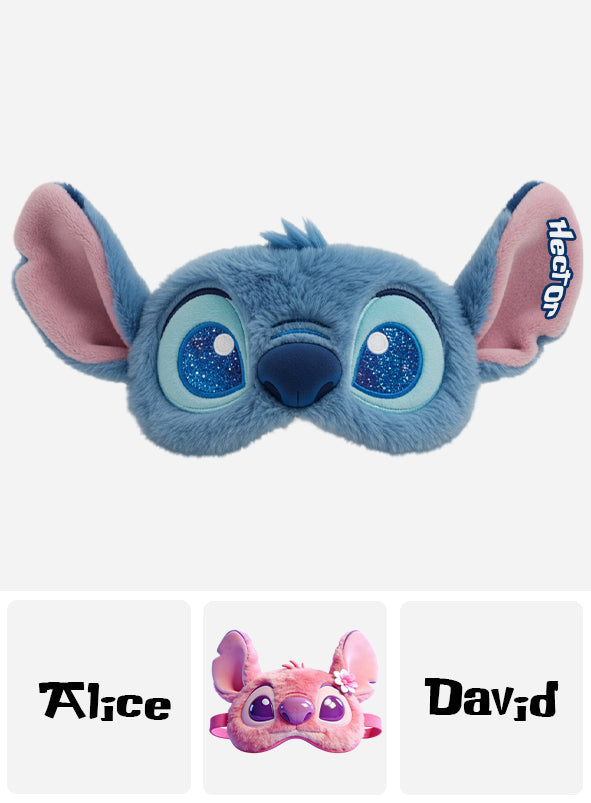 Personalized Ohana Cooling Sleep Mask Custom Name Gift for Kids Cooling Sleep Mask GradoCreations