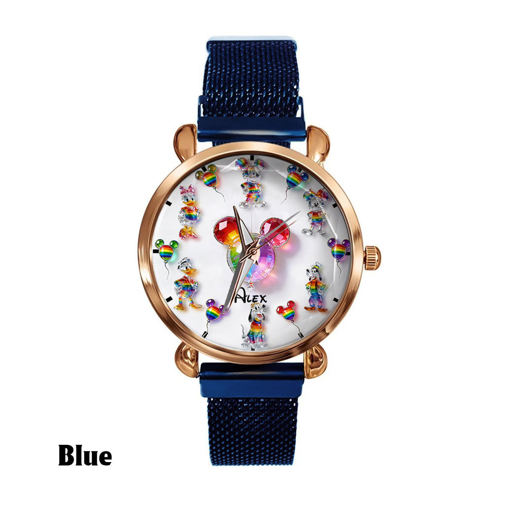 Personalized Pride Women’s Hand Watch with Colorful Design Women Hand Watch GradoCreations