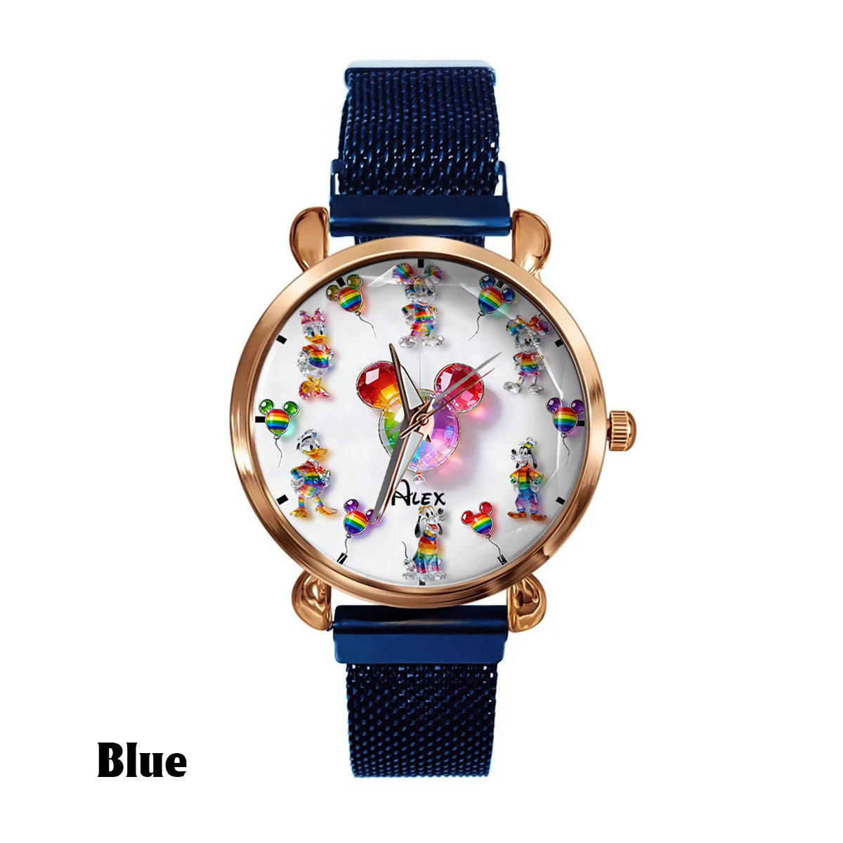 Personalized Pride Women’s Hand Watch with Colorful Design Women Hand Watch GradoCreations