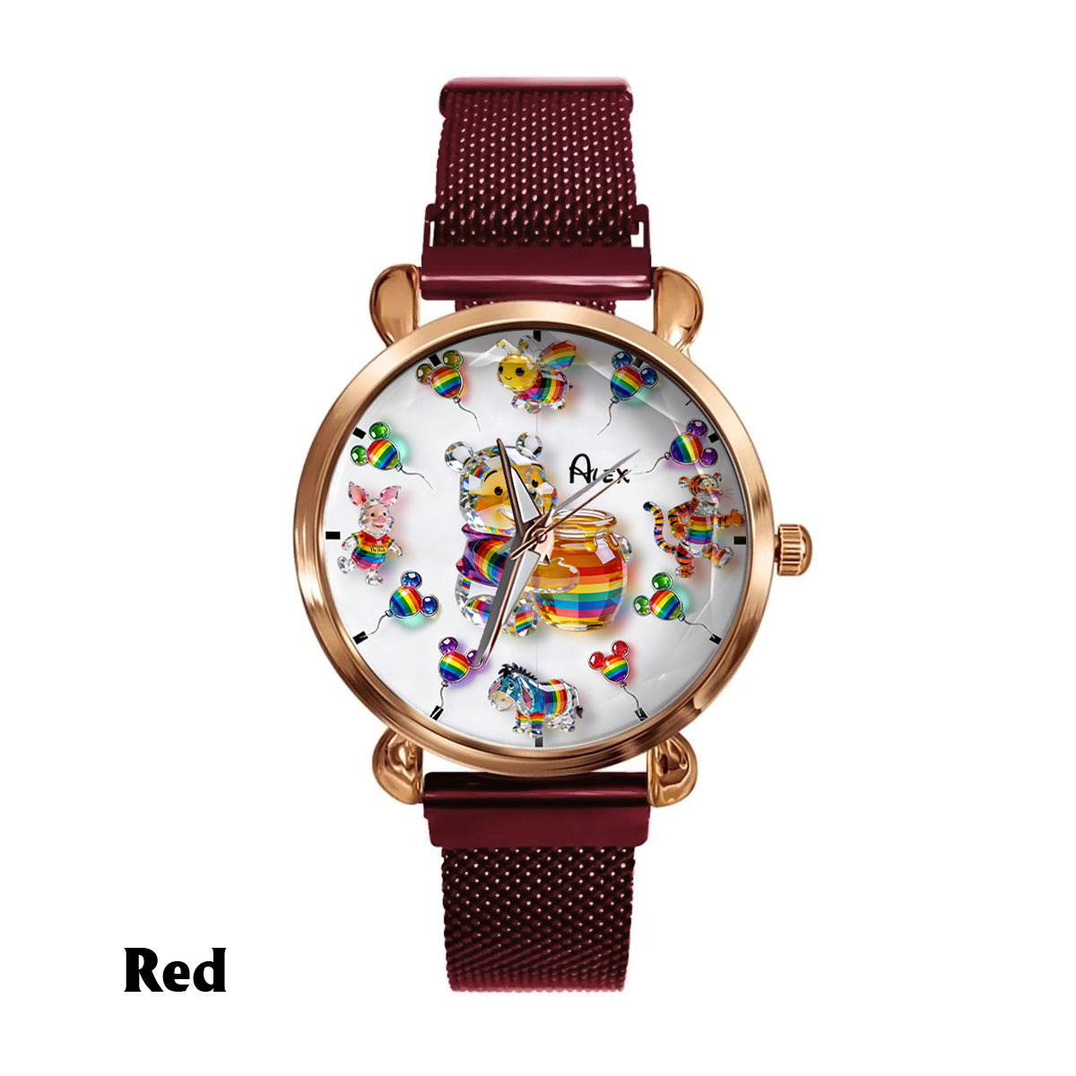 Personalized LGBT Support Women's Watch Custom Name Gift Women Hand Watch GradoCreations