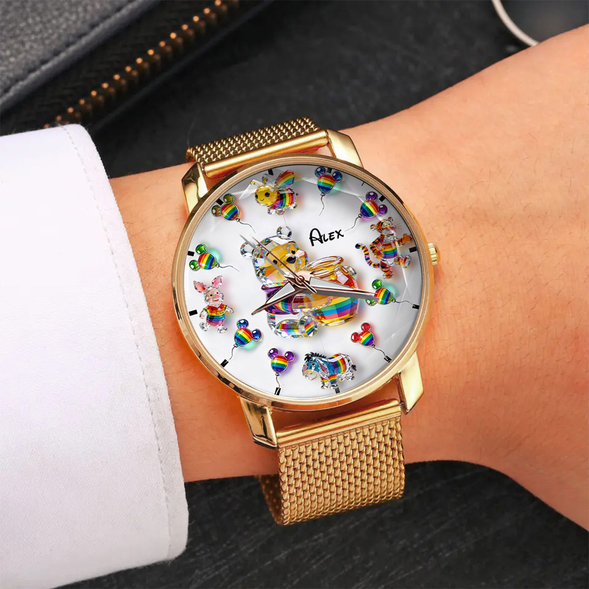 Personalized LGBT Support Women's Watch Custom Name Gift Women Hand Watch GradoCreations