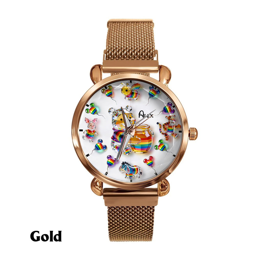 Personalized LGBT Support Women's Watch Custom Name Gift Women Hand Watch GradoCreations