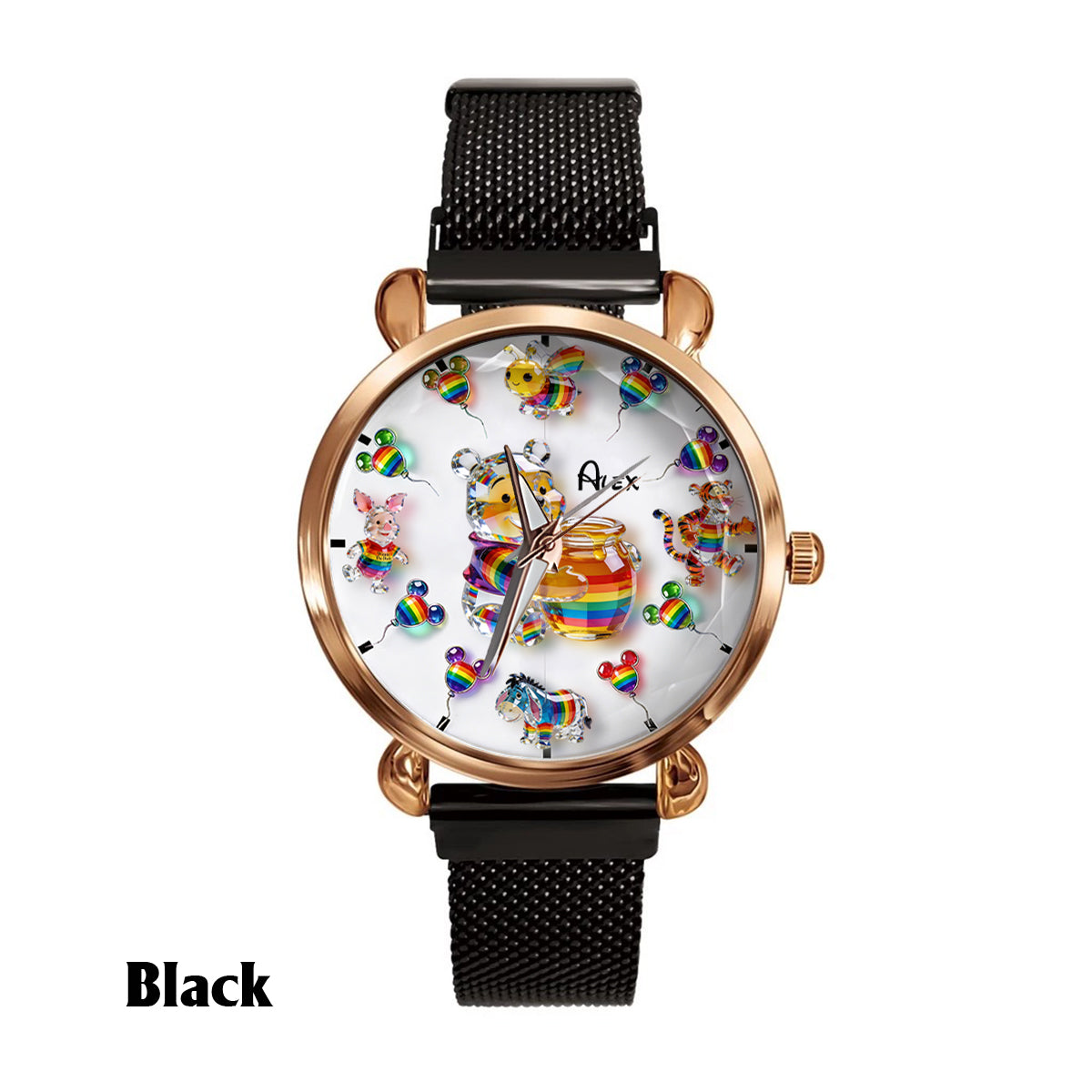 Personalized LGBT Support Women's Watch Custom Name Gift Women Hand Watch GradoCreations