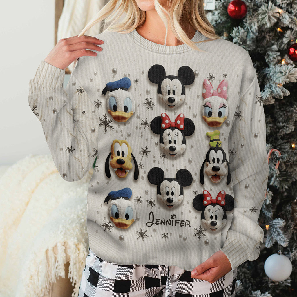 Personalized Friends Ugly Sweater Custom Name Winter Gift Ugly Sweater GradoCreations