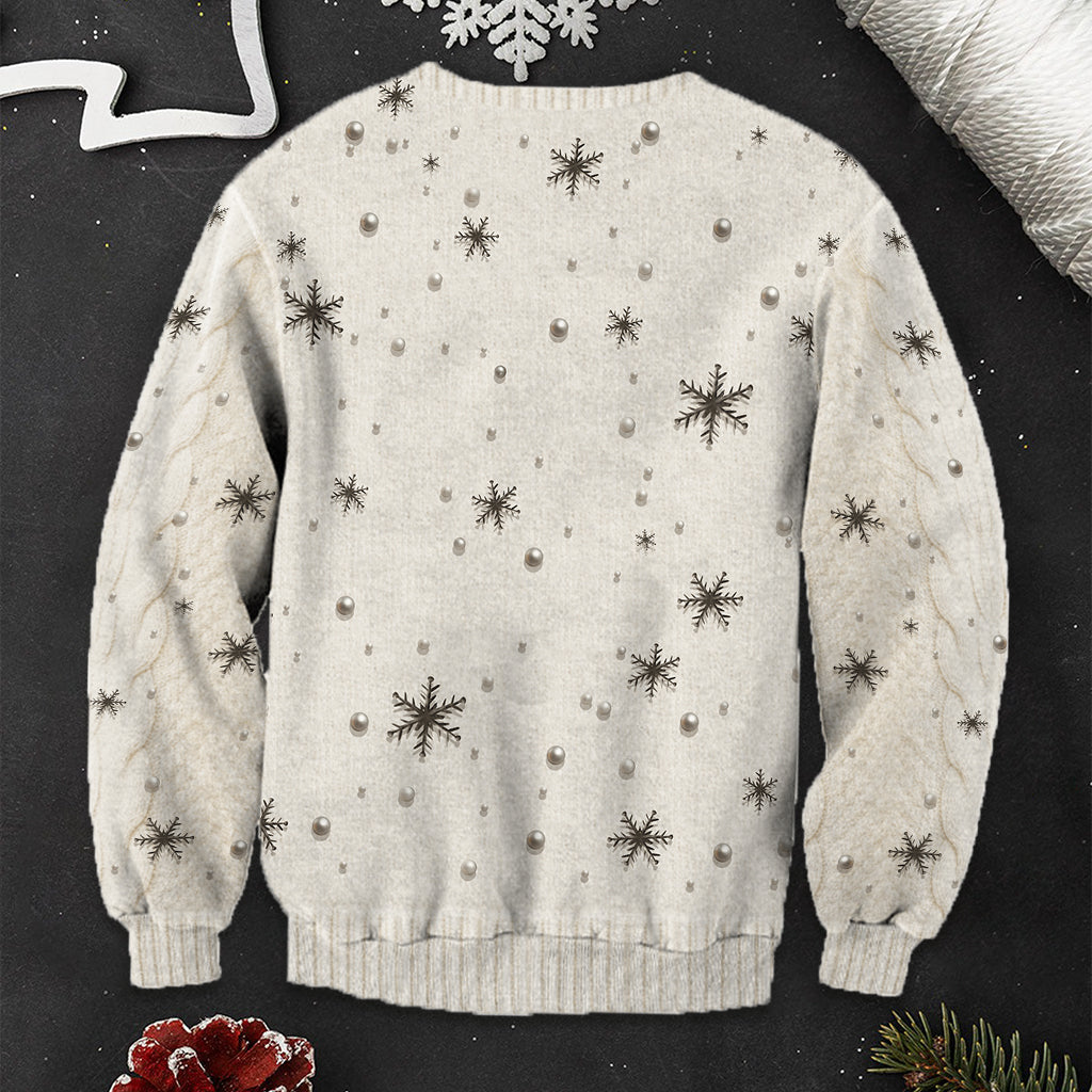 Personalized Friends Ugly Sweater Custom Name Winter Gift Ugly Sweater GradoCreations