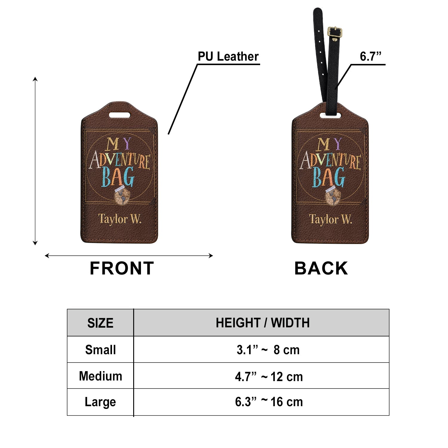 Personalized Up Movie Theme Passport Holder & Luggage Tag Set for Couples Passport Holder & Luggage Tag Set GradoCreations