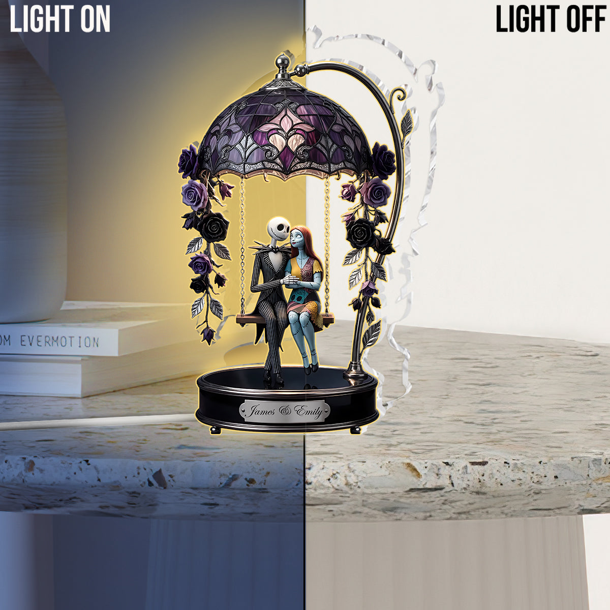 Personalized Acrylic LED Night Light Custom Design Gift Acrylic LED Night Light GradoCreations