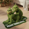 Personalized Grinch-Themed Non-Slip Tufted Rug for Christmas Decor Non-Slip Tufted Rug GradoCreations