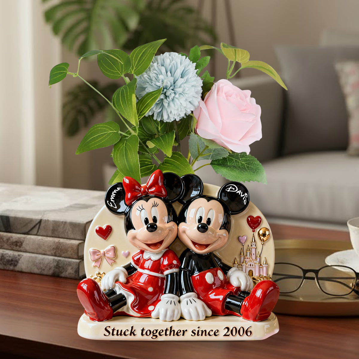 Personalized Acrylic Flower Vase Custom Shape for Home Decor Custom Shape Acrylic Flower Vase GradoCreations