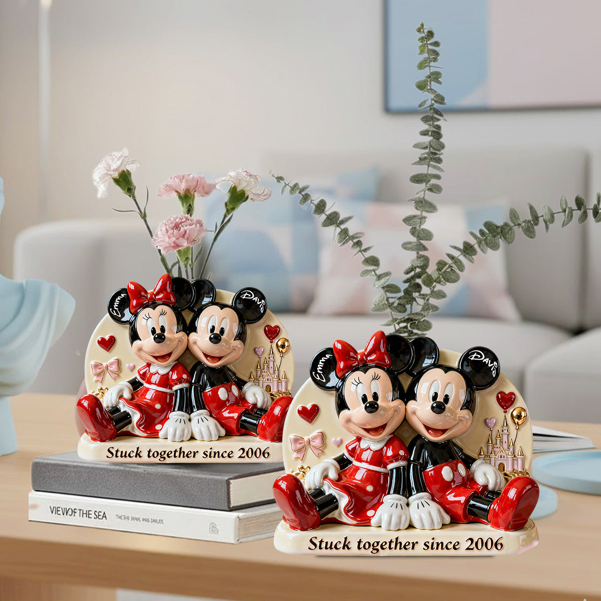 Personalized Acrylic Flower Vase Custom Shape for Home Decor Custom Shape Acrylic Flower Vase GradoCreations