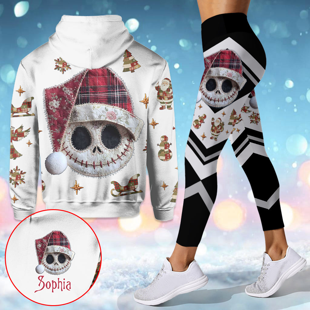 Personalized Nightmare Before Christmas Hoodie & Leggings Set Hoodie & Leggings GradoCreations