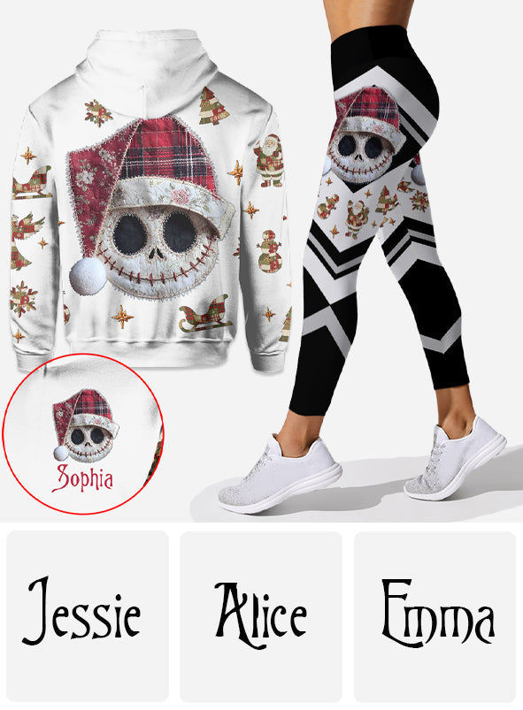 Personalized Nightmare Before Christmas Hoodie & Leggings Set Hoodie & Leggings GradoCreations