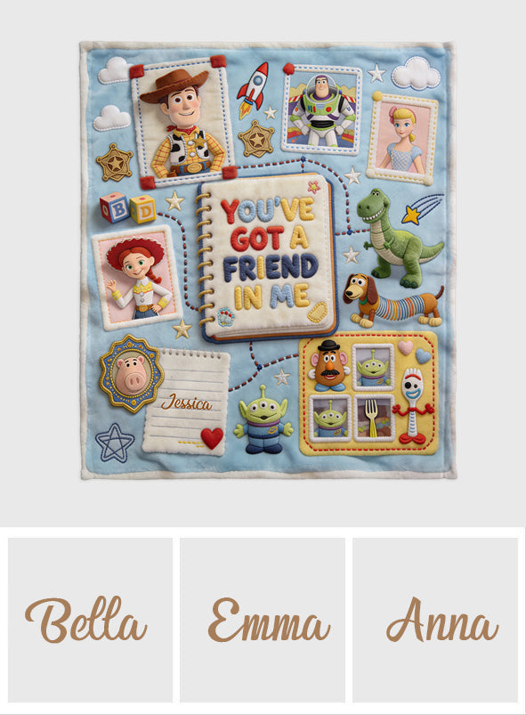 Personalized Kids Blanket You've Got A Friend In Me Gift Blanket GradoCreations