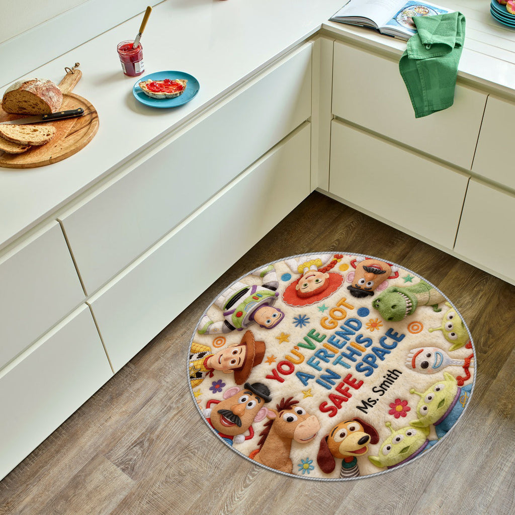 Personalized Non-Slip Tufted Rug with Teacher Design Gift Non-Slip Tufted Rug GradoCreations