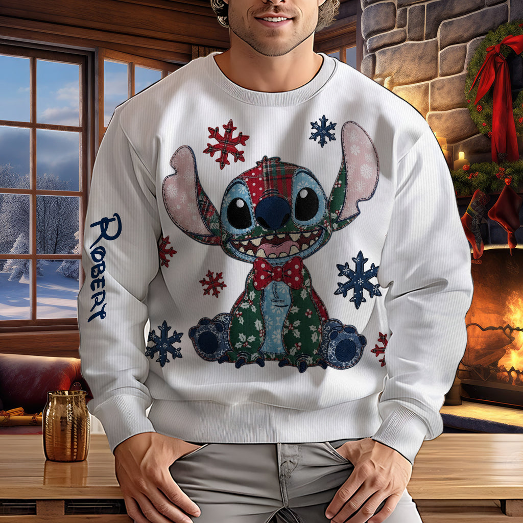 Personalized Ohana Ugly Sweater Custom Name Holiday Gift Ugly Sweater GradoCreations