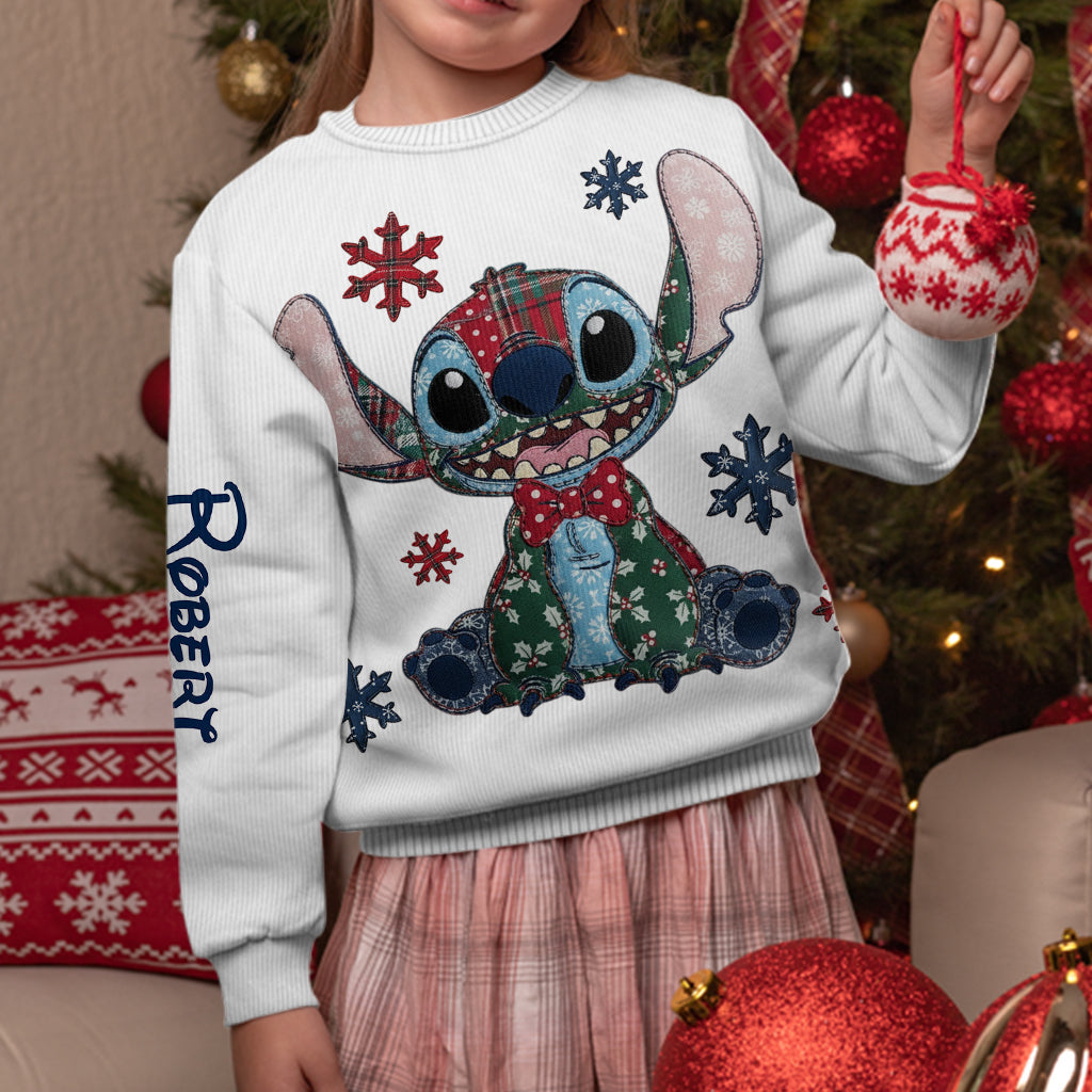 Personalized Ohana Ugly Sweater Custom Name Holiday Gift Ugly Sweater GradoCreations