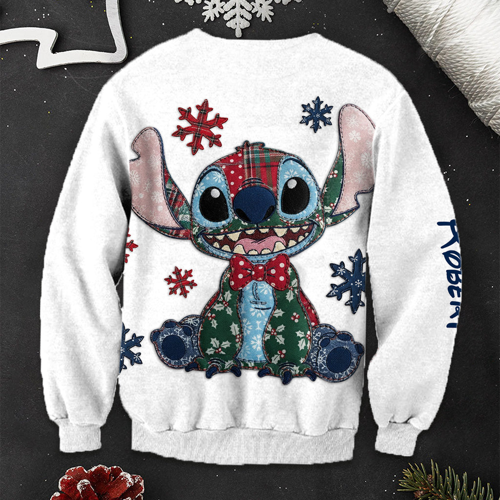 Personalized Ohana Ugly Sweater Custom Name Holiday Gift Ugly Sweater GradoCreations