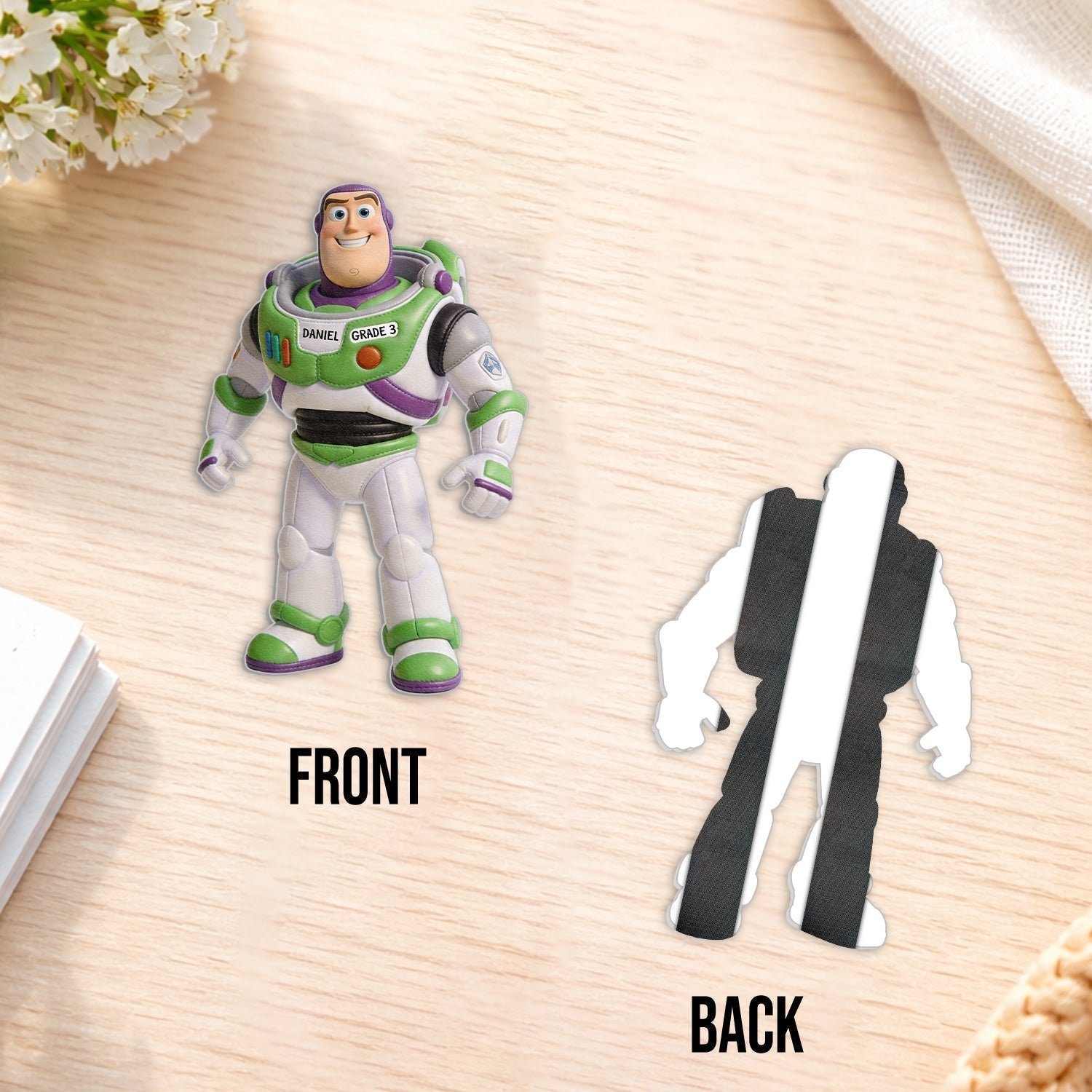 Personalized Changeable Leather Patch Backpack for Kids Changeable Leather Patch Backpack GradoCreations