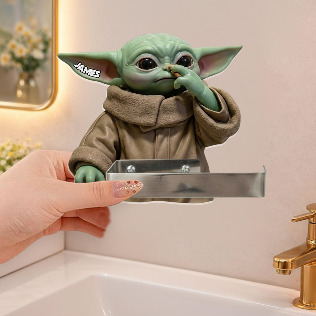 Personalized The Force Toilet Paper Holder Gift for Star Wars Fans Toilet Paper Holder GradoCreations