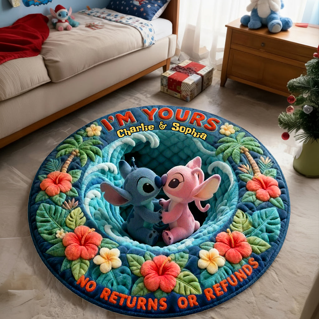 Personalized Non-Slip Tufted Rug Custom Name Ohana Gift Non-Slip Tufted Rug GradoCreations