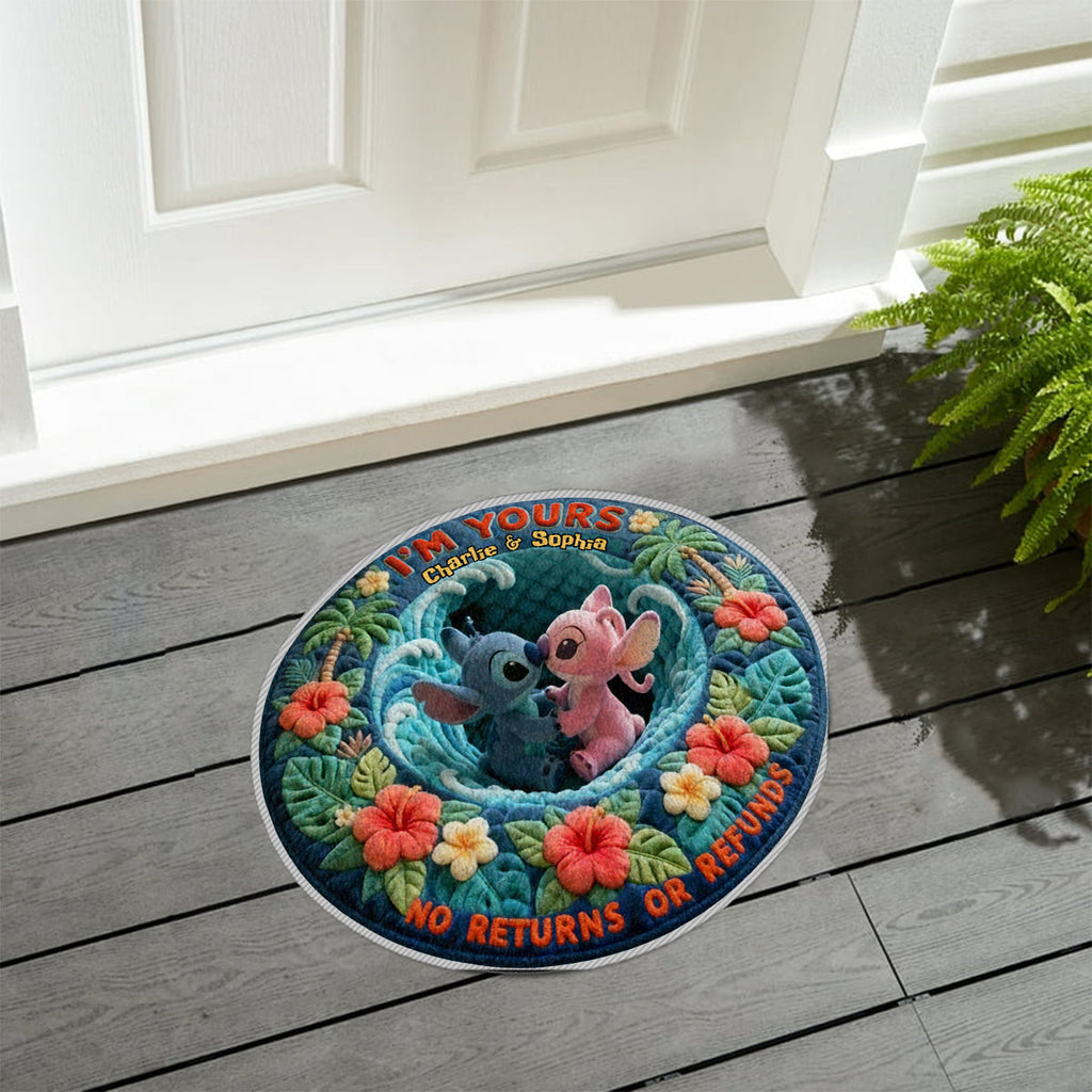 Personalized Non-Slip Tufted Rug Custom Name Ohana Gift Non-Slip Tufted Rug GradoCreations