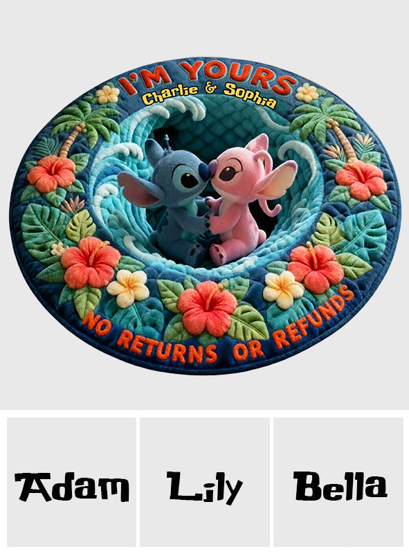 Personalized Non-Slip Tufted Rug Custom Name Ohana Gift Non-Slip Tufted Rug GradoCreations