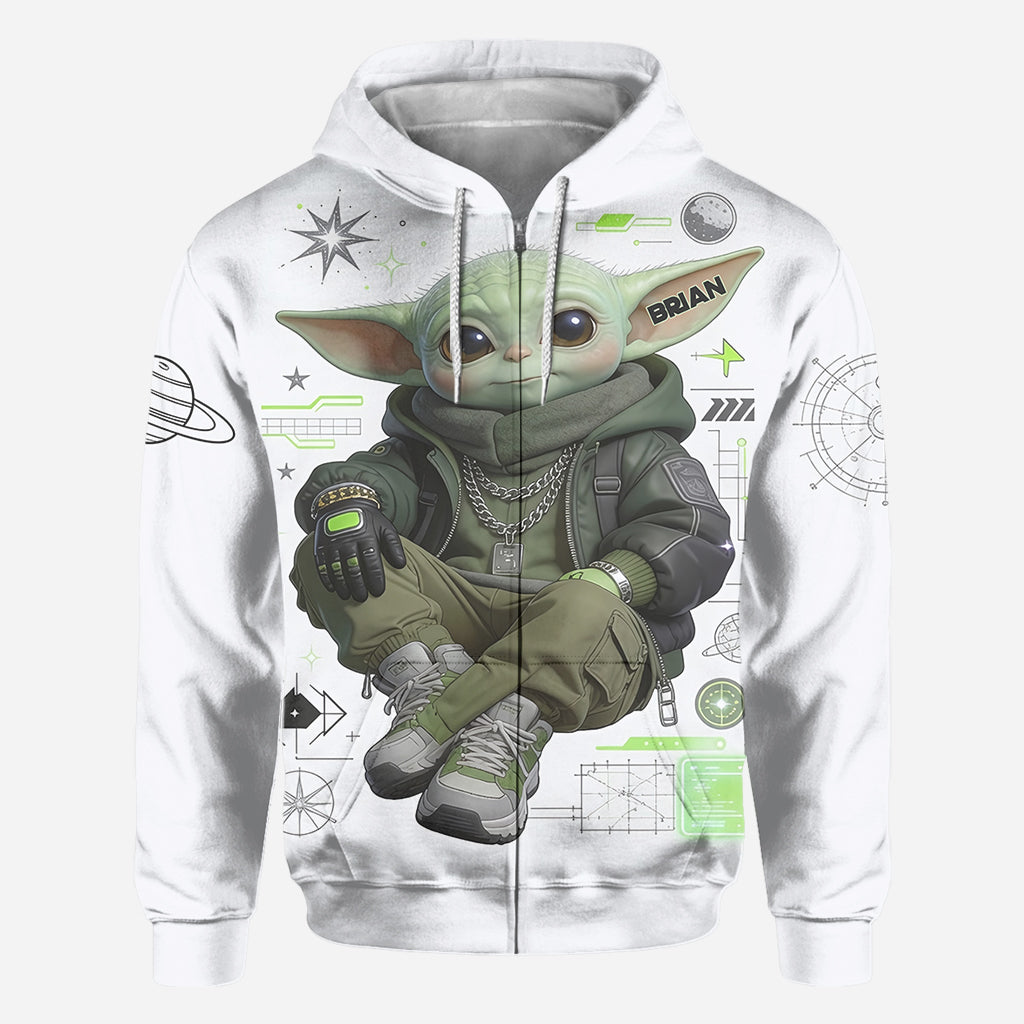 Personalized Cool Green Alien All Over Shirt Unique Gift All Over Shirt GradoCreations