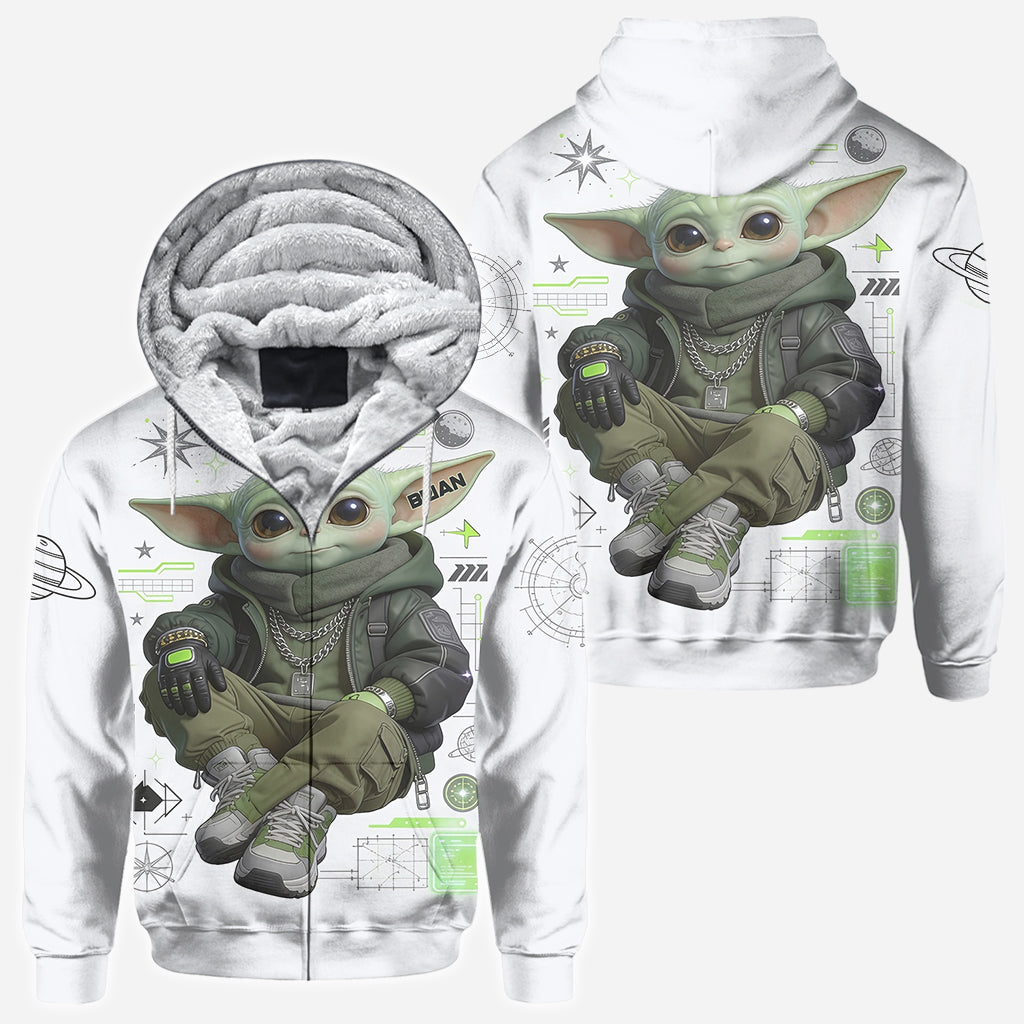 Personalized Cool Green Alien All Over Shirt Unique Gift All Over Shirt GradoCreations