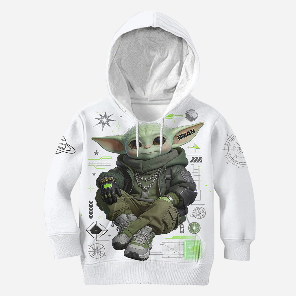 Personalized Cool Green Alien All Over Shirt Unique Gift All Over Shirt GradoCreations