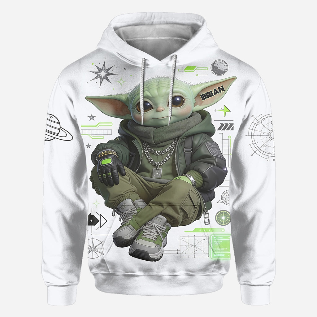 Personalized Cool Green Alien All Over Shirt Unique Gift All Over Shirt GradoCreations