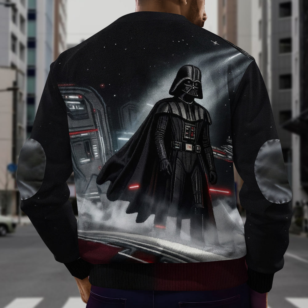 Personalized Darth Vader Zip-Up Sweatshirt for Men Men Zip-Up Sweatshirt GradoCreations