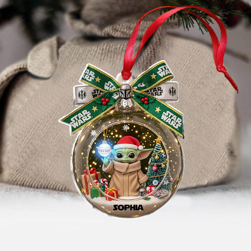 Personalized Star Wars Christmas Ornament Custom Name Gift Ornament GradoCreations